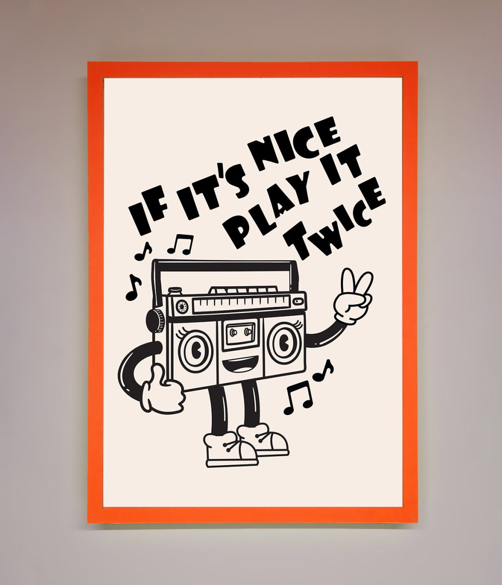 Play Twice Framed Wall Art-6