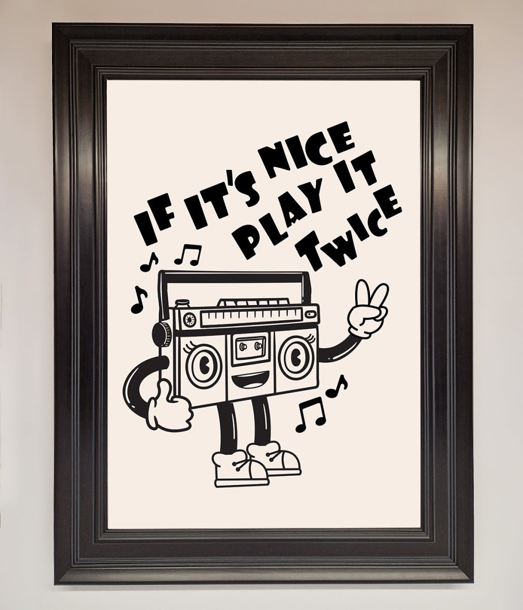 Play Twice Framed Wall Art-15