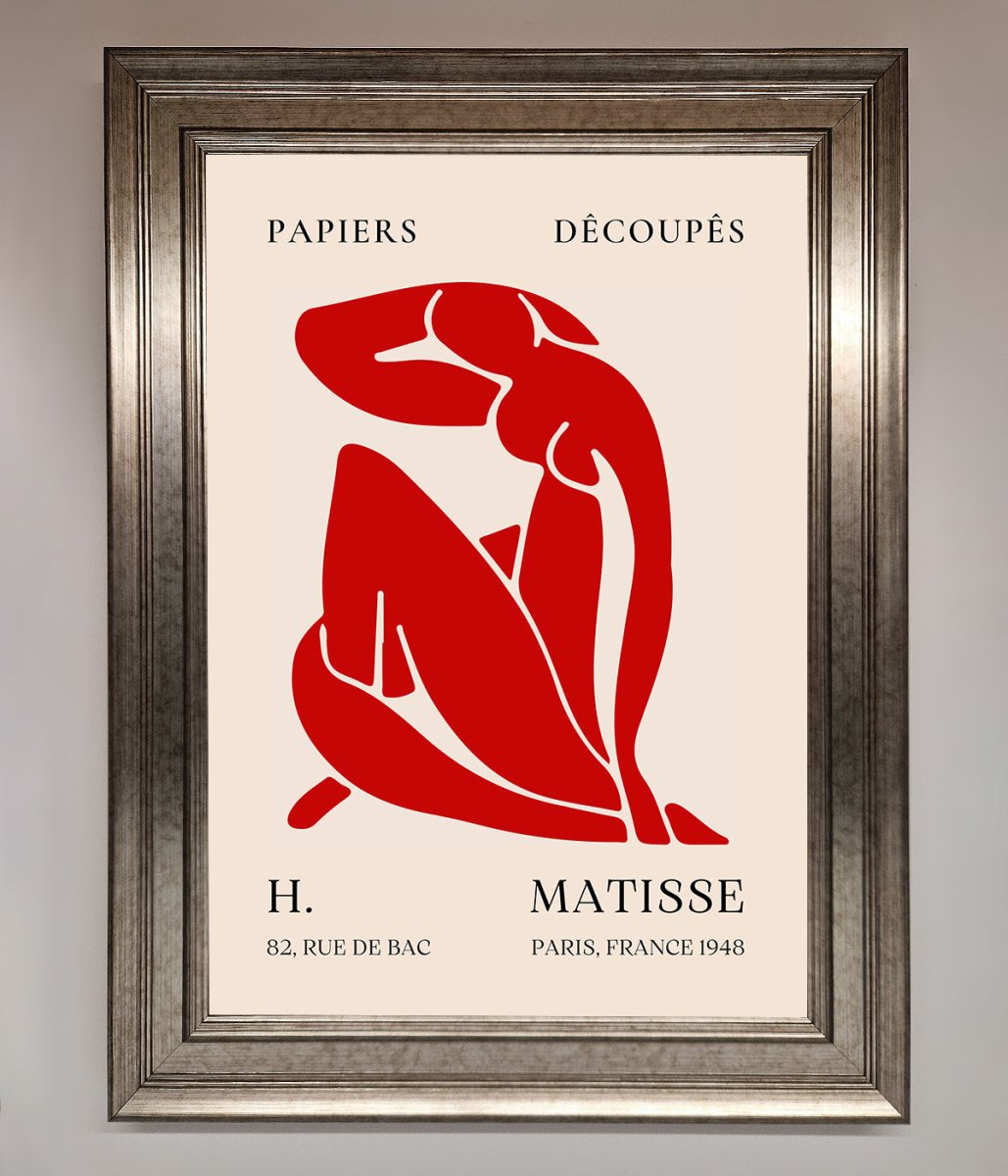 Red Matisse Man Framed Print-5