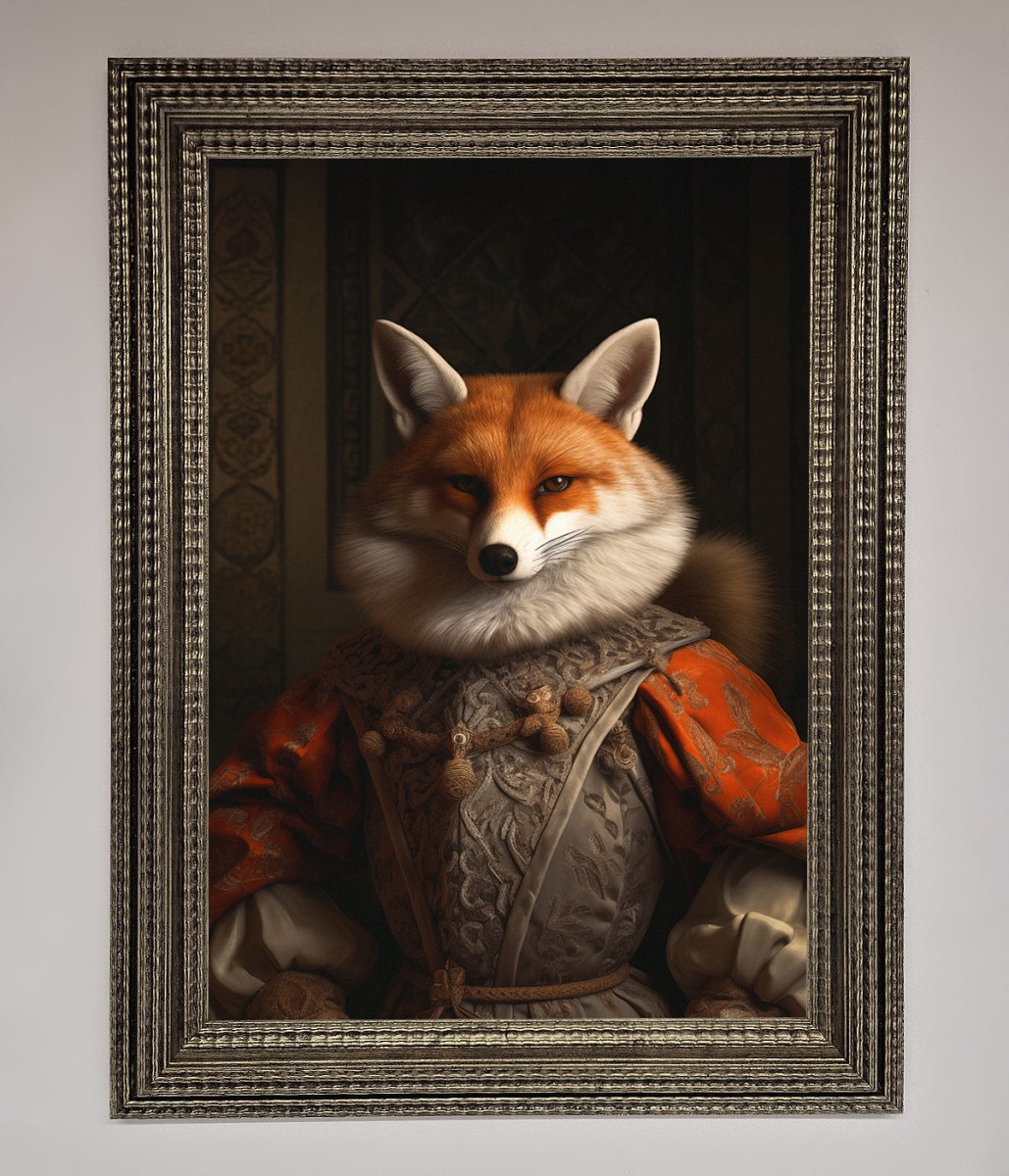 Renaissance Fox Framed Poster-11
