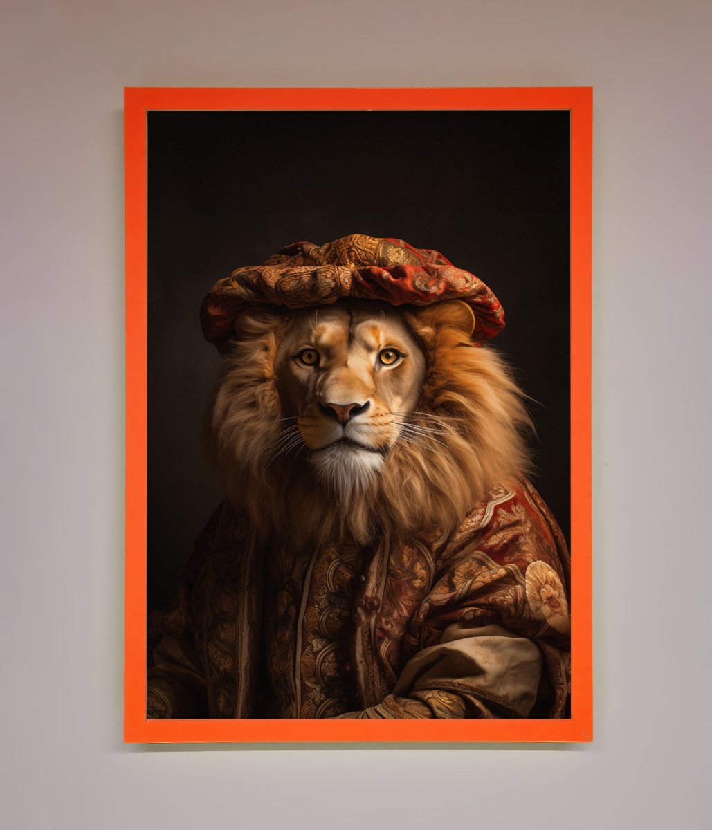 Renaissance Lion Framed Wall Art-6