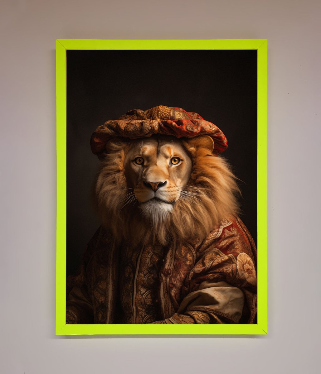 Renaissance Lion Framed Wall Art-8