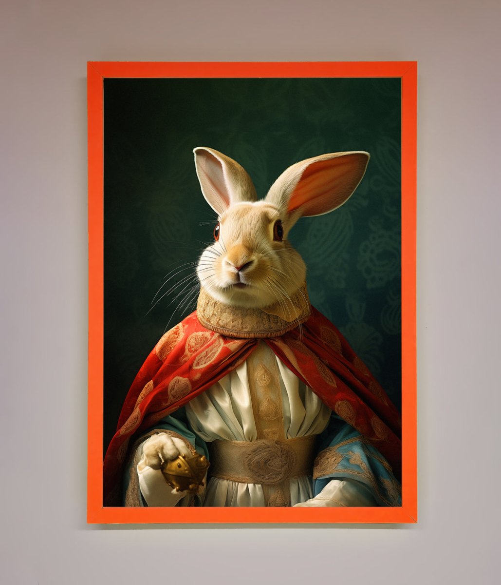 Renaissance Rabbit Framed Poster-6
