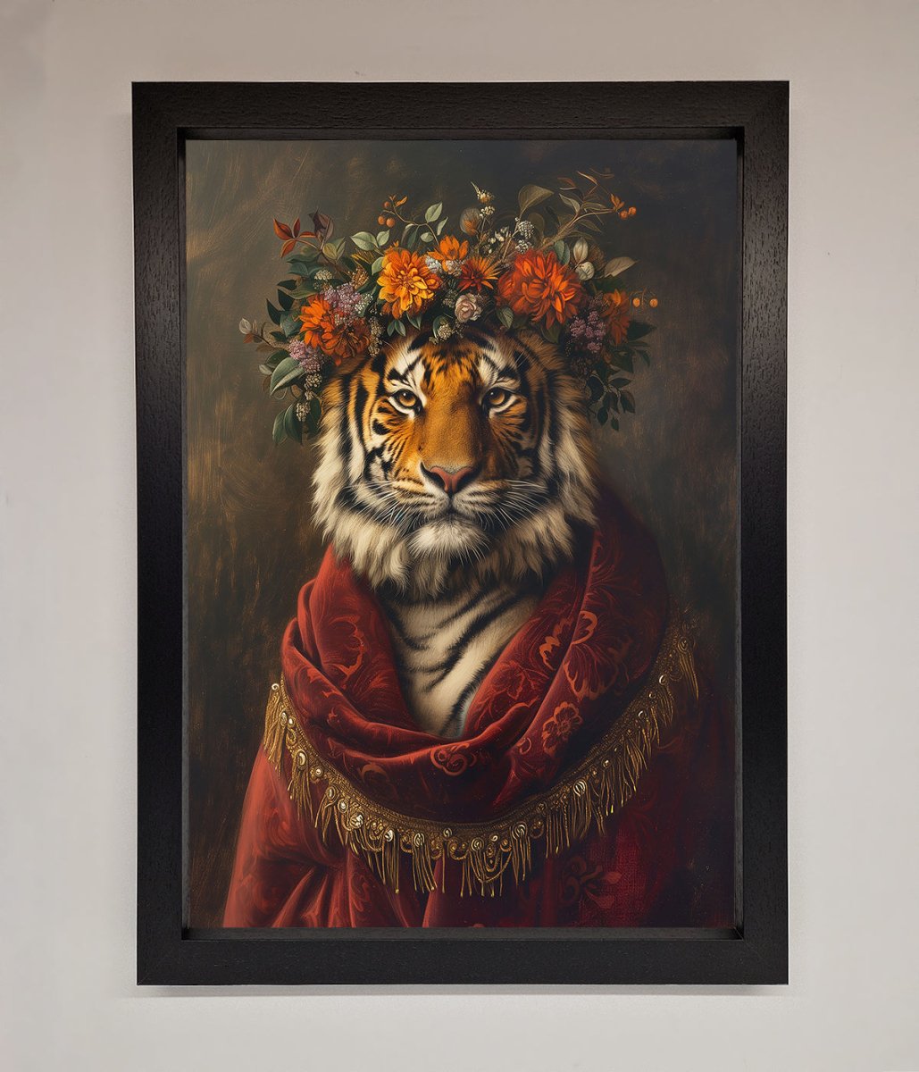 Renaissance Tiger Framed Wall Art-1