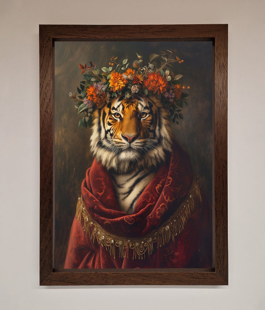Renaissance Tiger Framed Wall Art-10