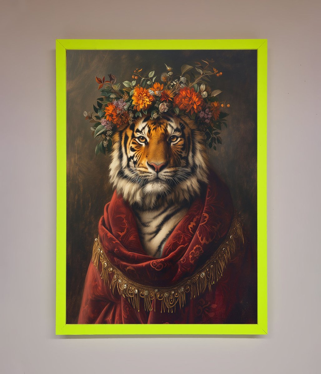 Renaissance Tiger Framed Wall Art-13