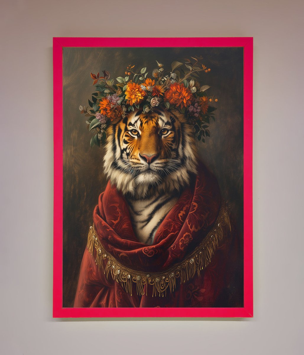 Renaissance Tiger Framed Wall Art-14