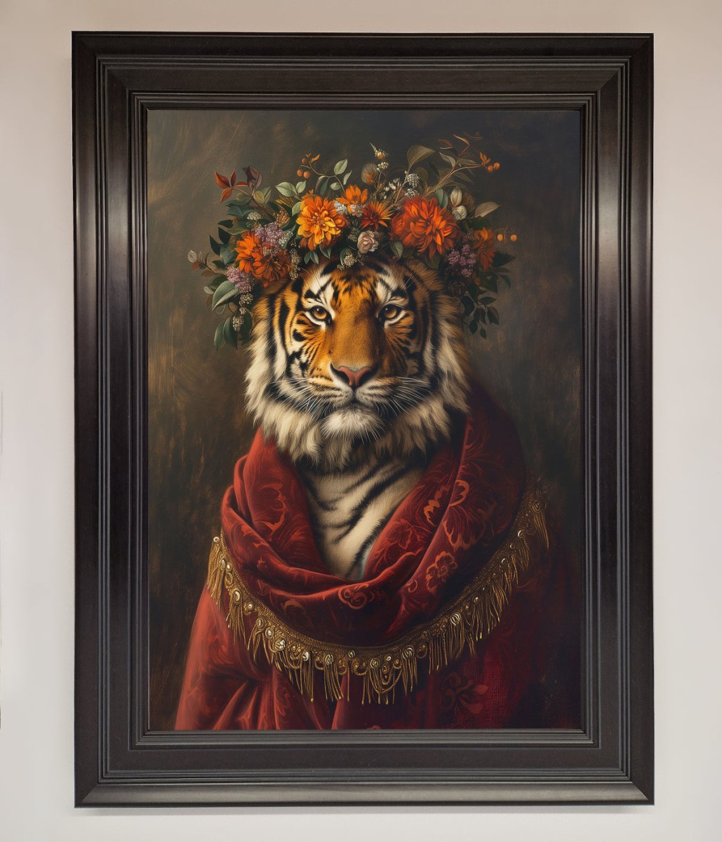 Renaissance Tiger Framed Wall Art-6