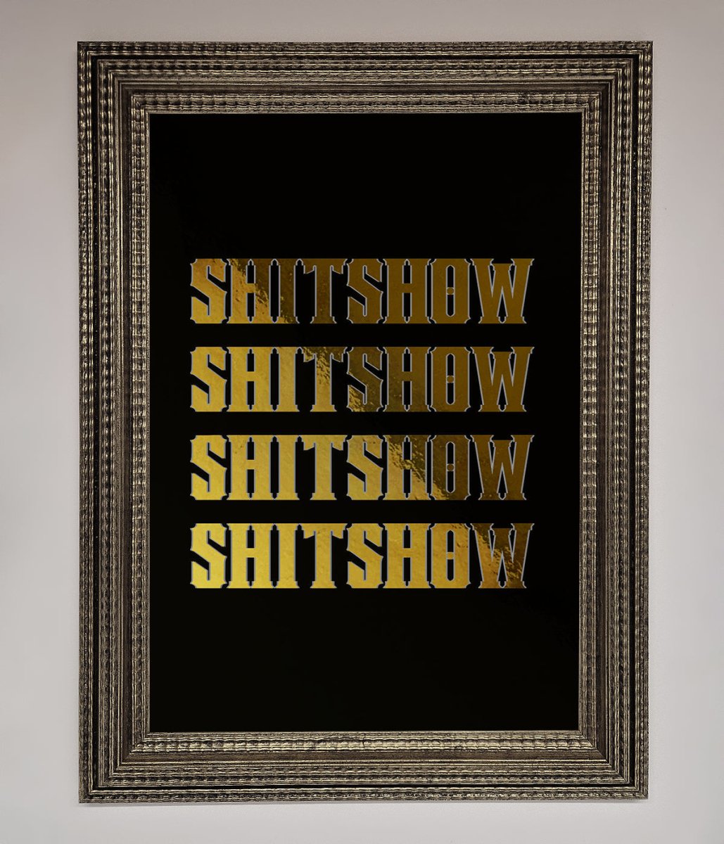 Rude Quote Foil Print-16