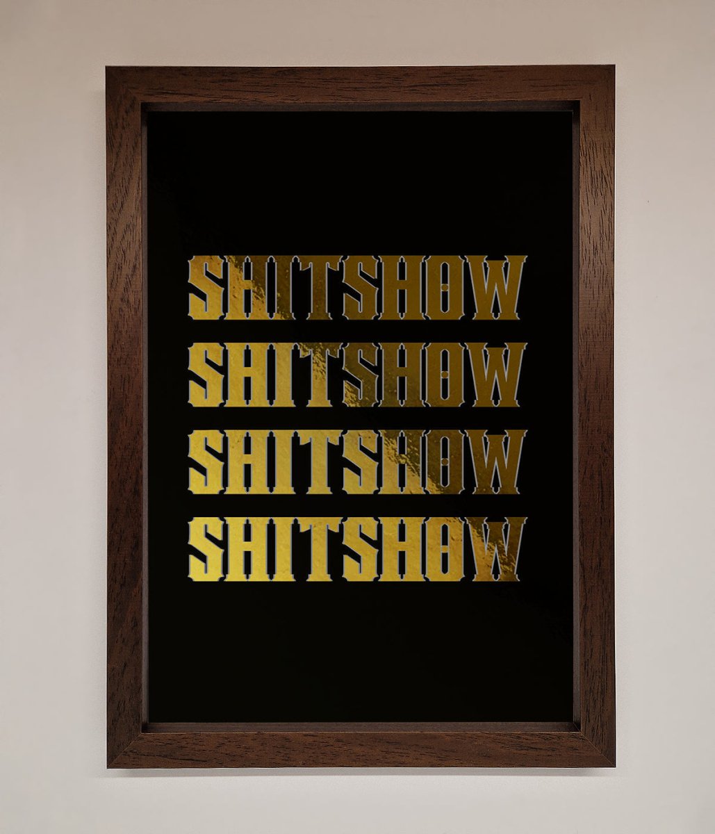 Rude Quote Foil Print-10