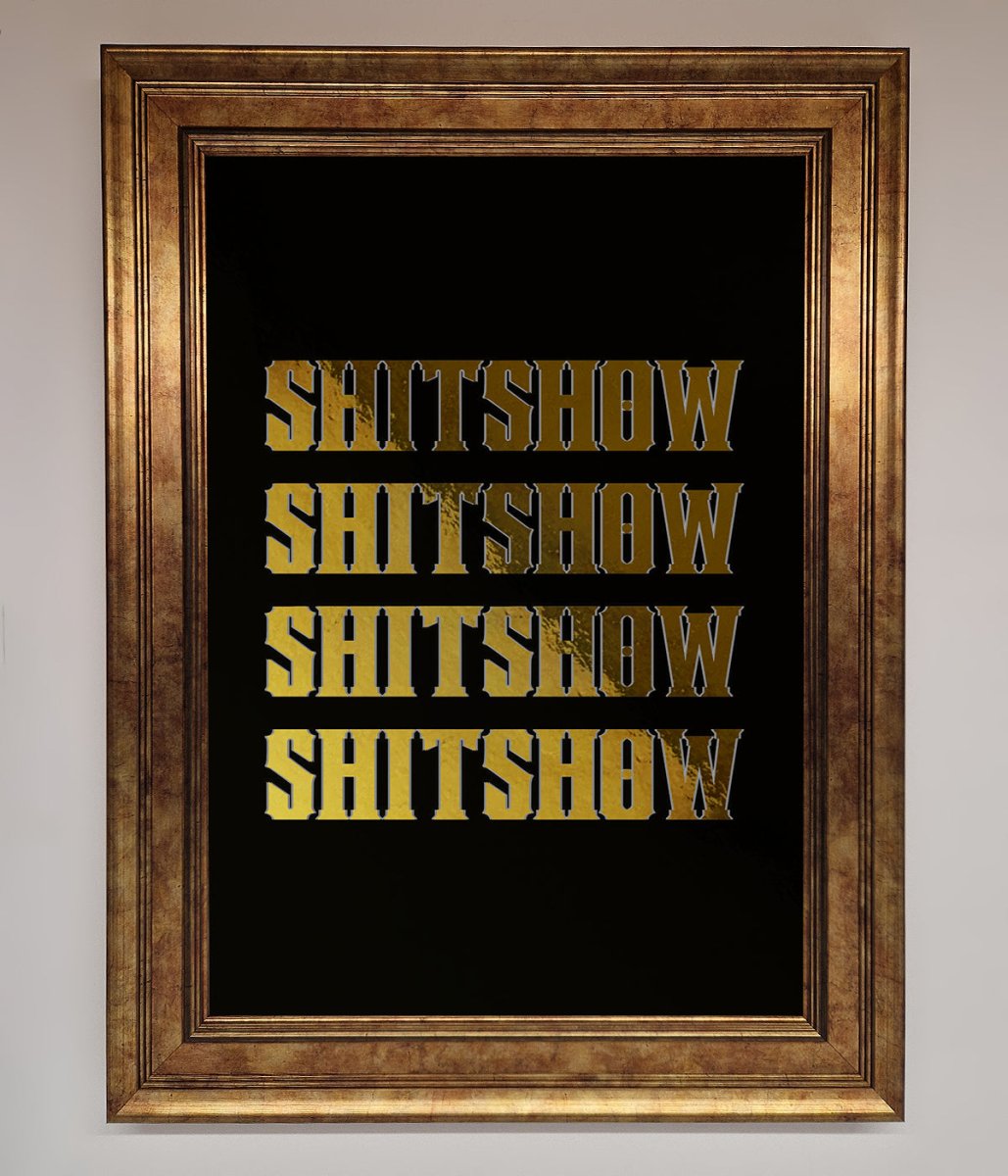Rude Quote Foil Print-3