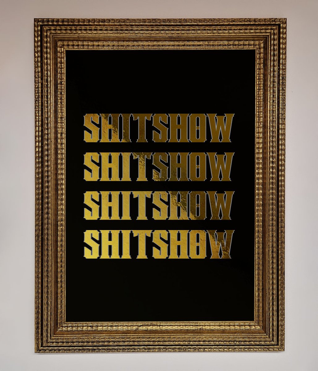 Rude Quote Foil Print-15