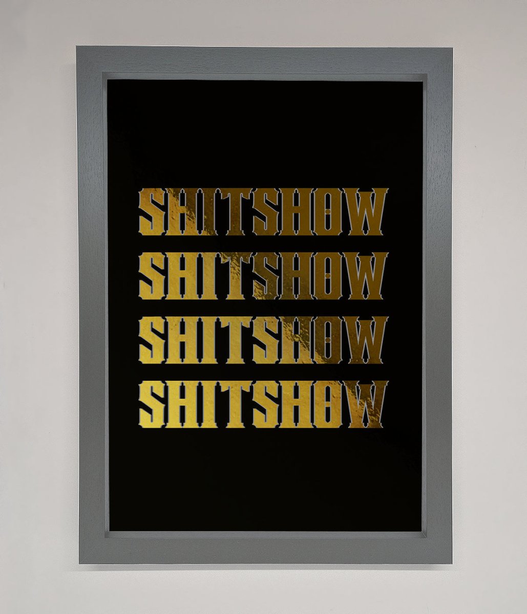 Rude Quote Foil Print-9