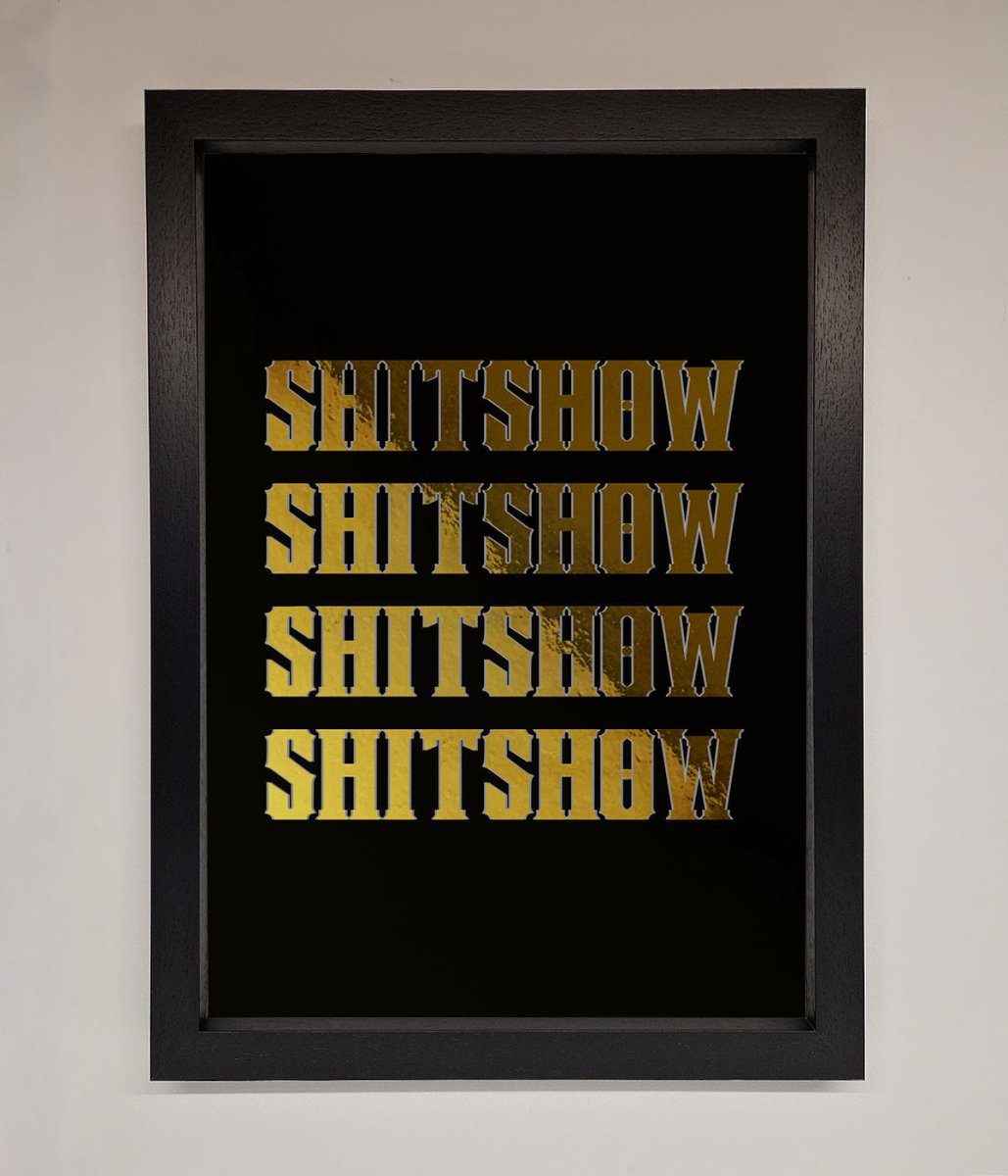 Rude Quote Foil Print-6