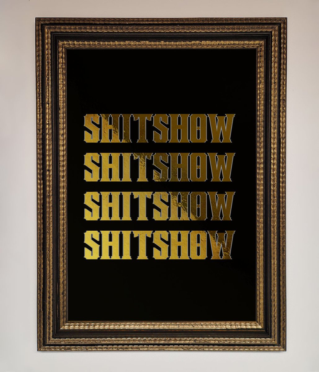 Rude Quote Foil Print-18