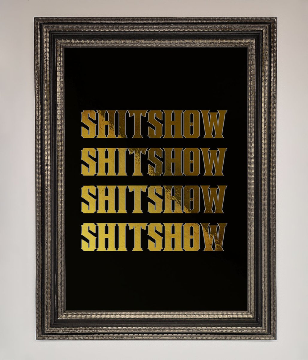 Rude Quote Foil Print-17