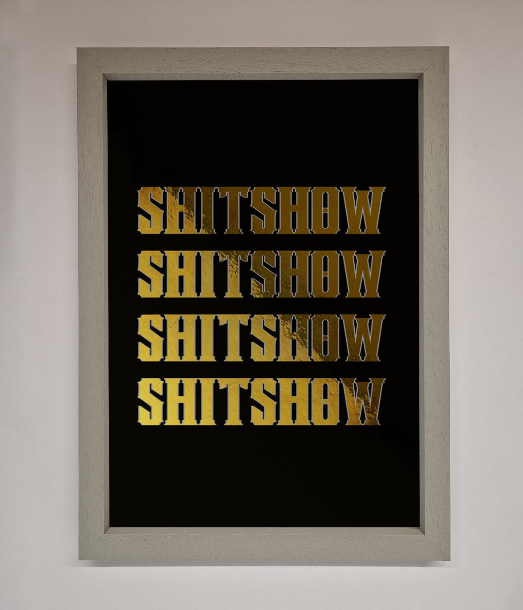 Rude Quote Foil Print-8