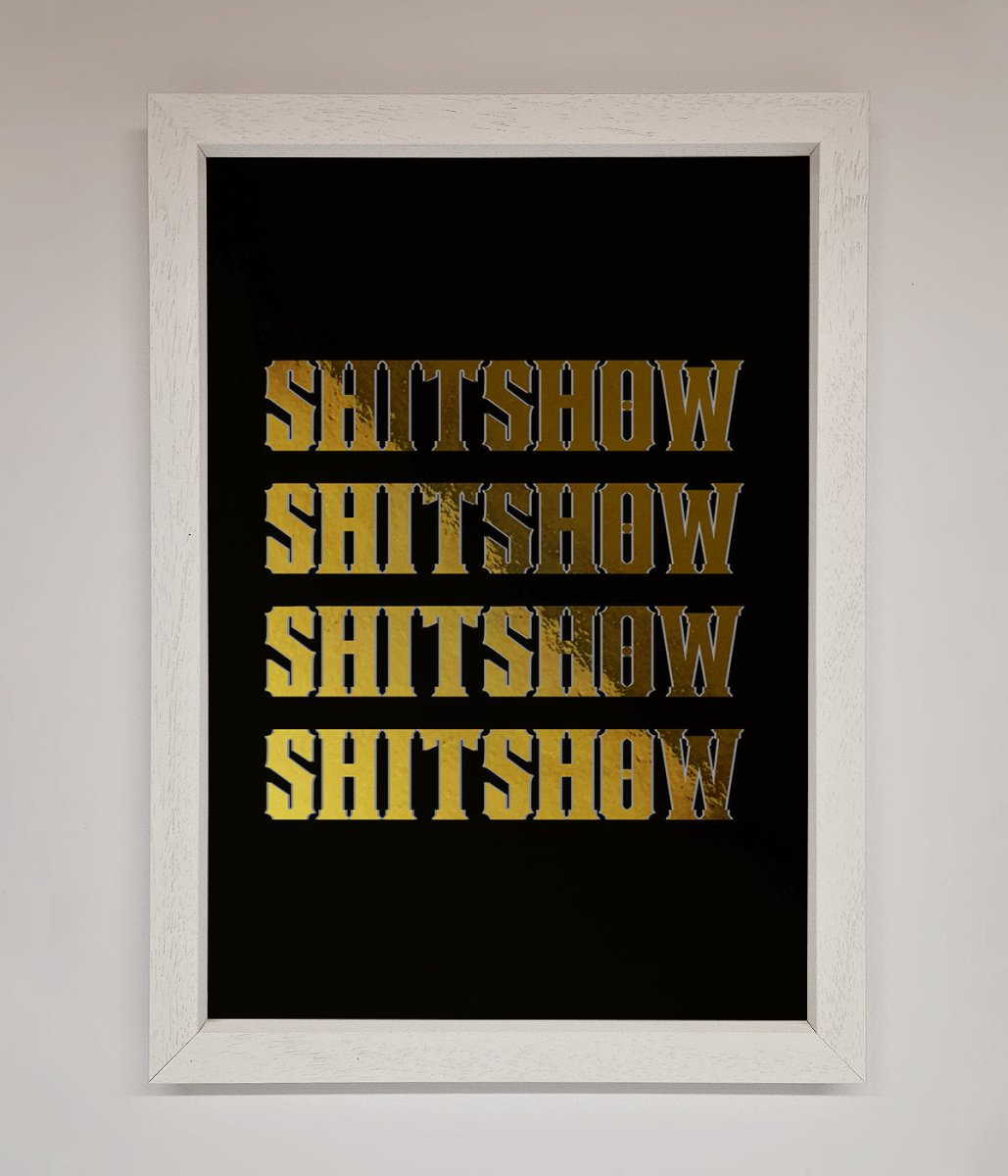 Rude Quote Foil Print-7