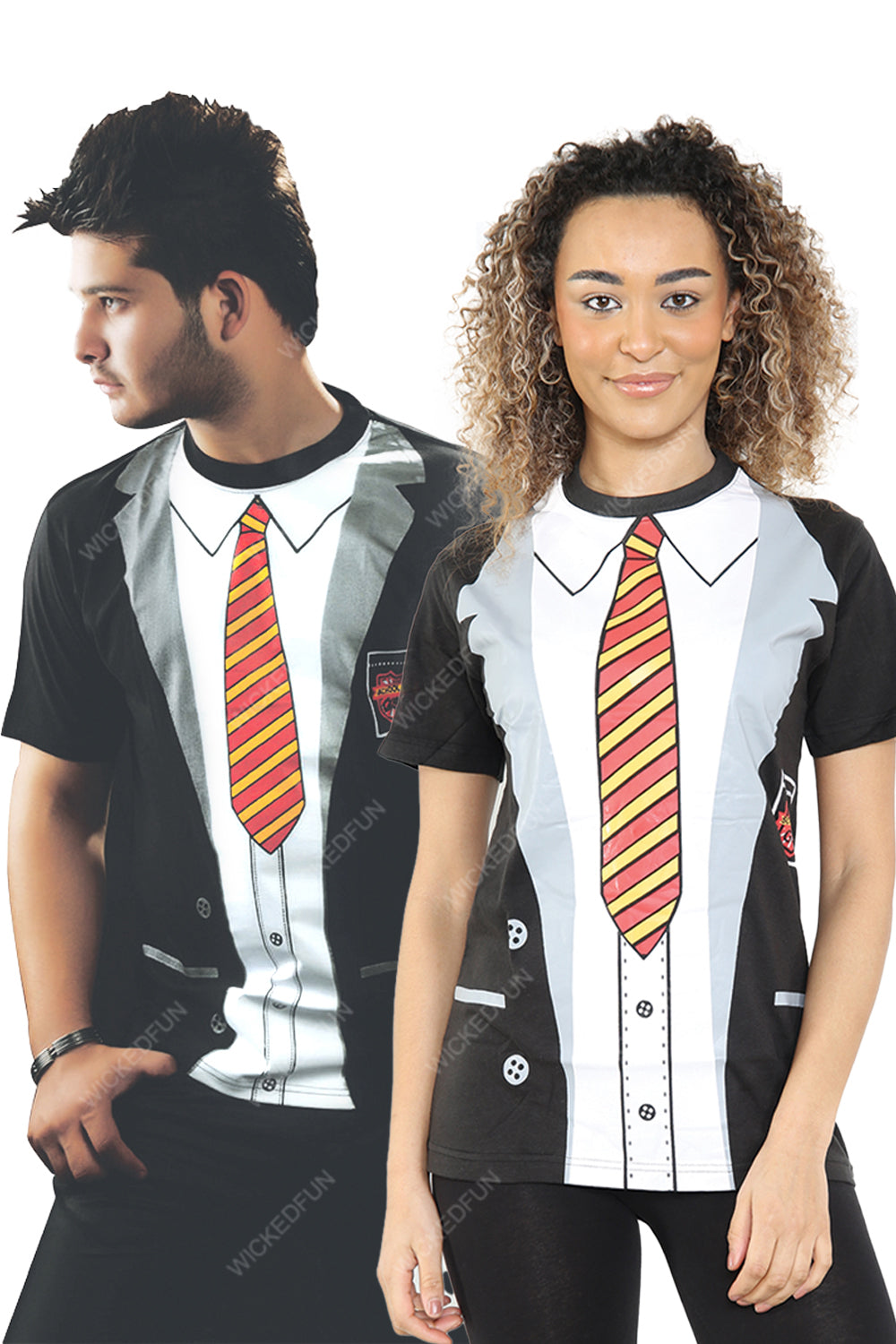 Wickedfun Women Men School Boy Printed T-Shirt-0