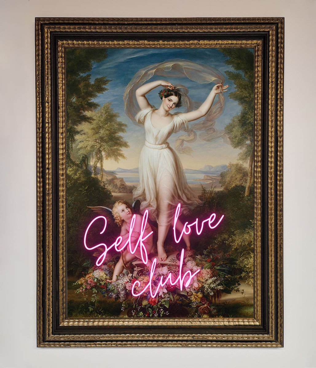 Self Love Club Framed Wall Art-12