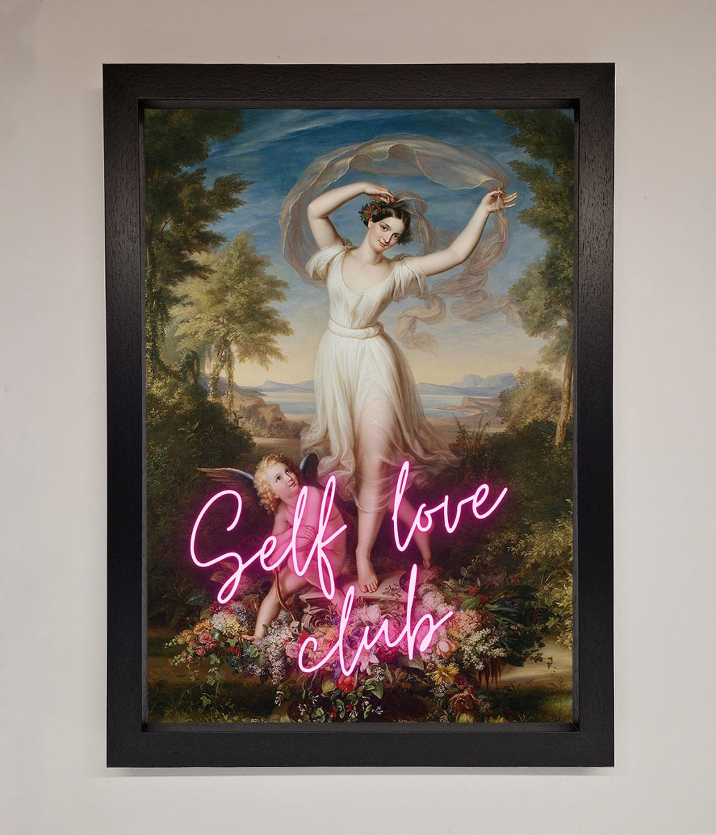 Self Love Club Framed Wall Art-1