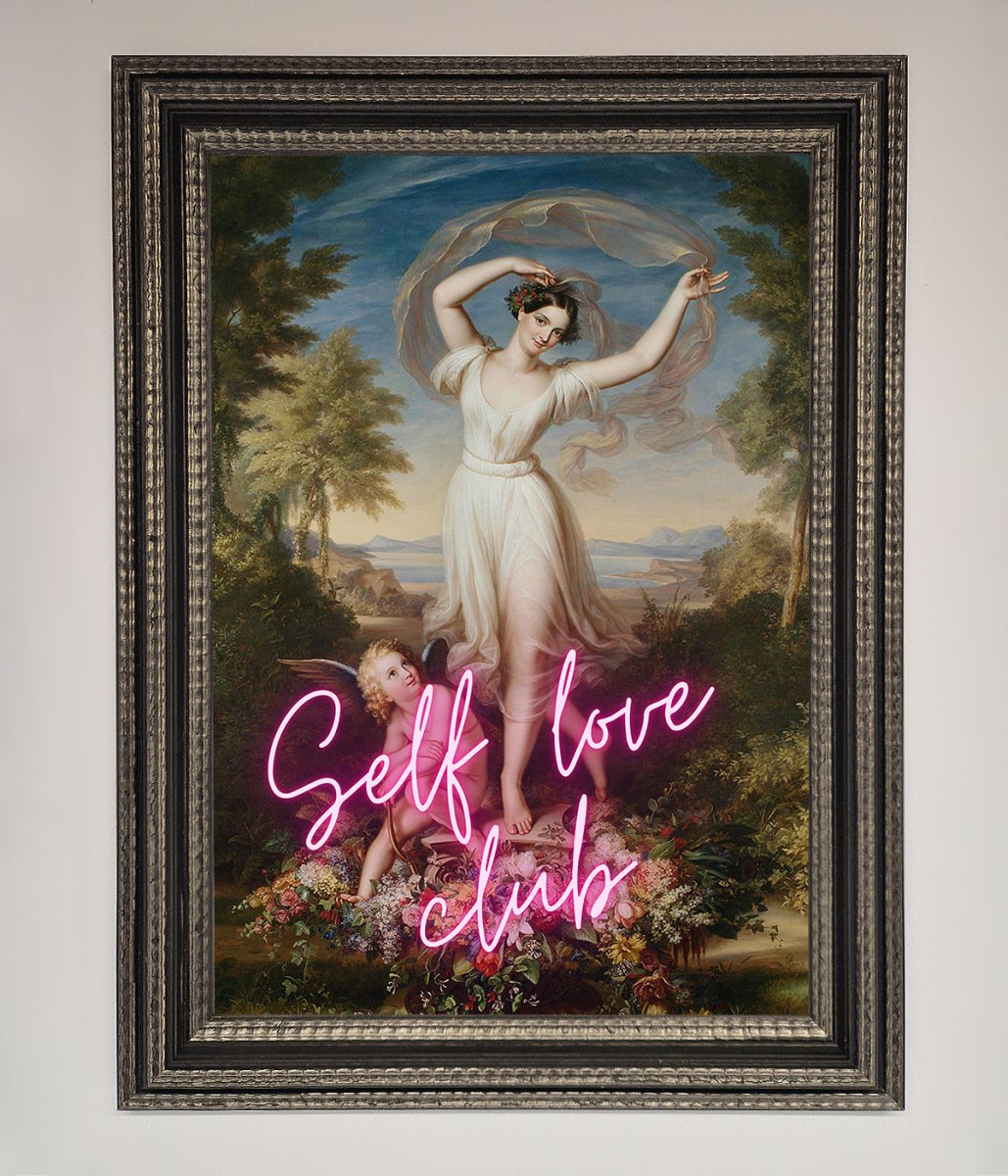 Self Love Club Framed Wall Art-14