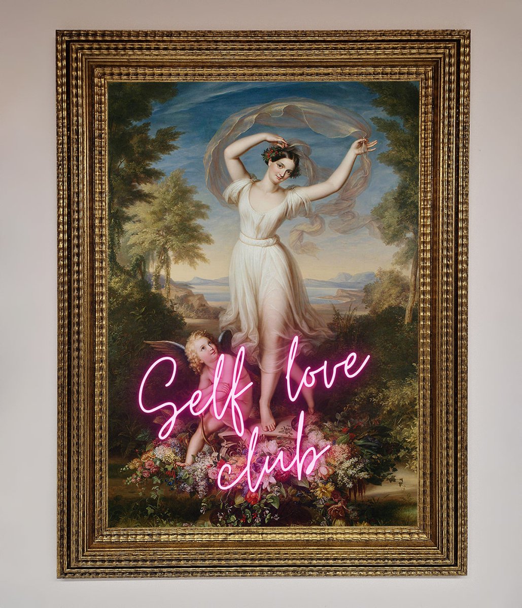 Self Love Club Framed Wall Art-10