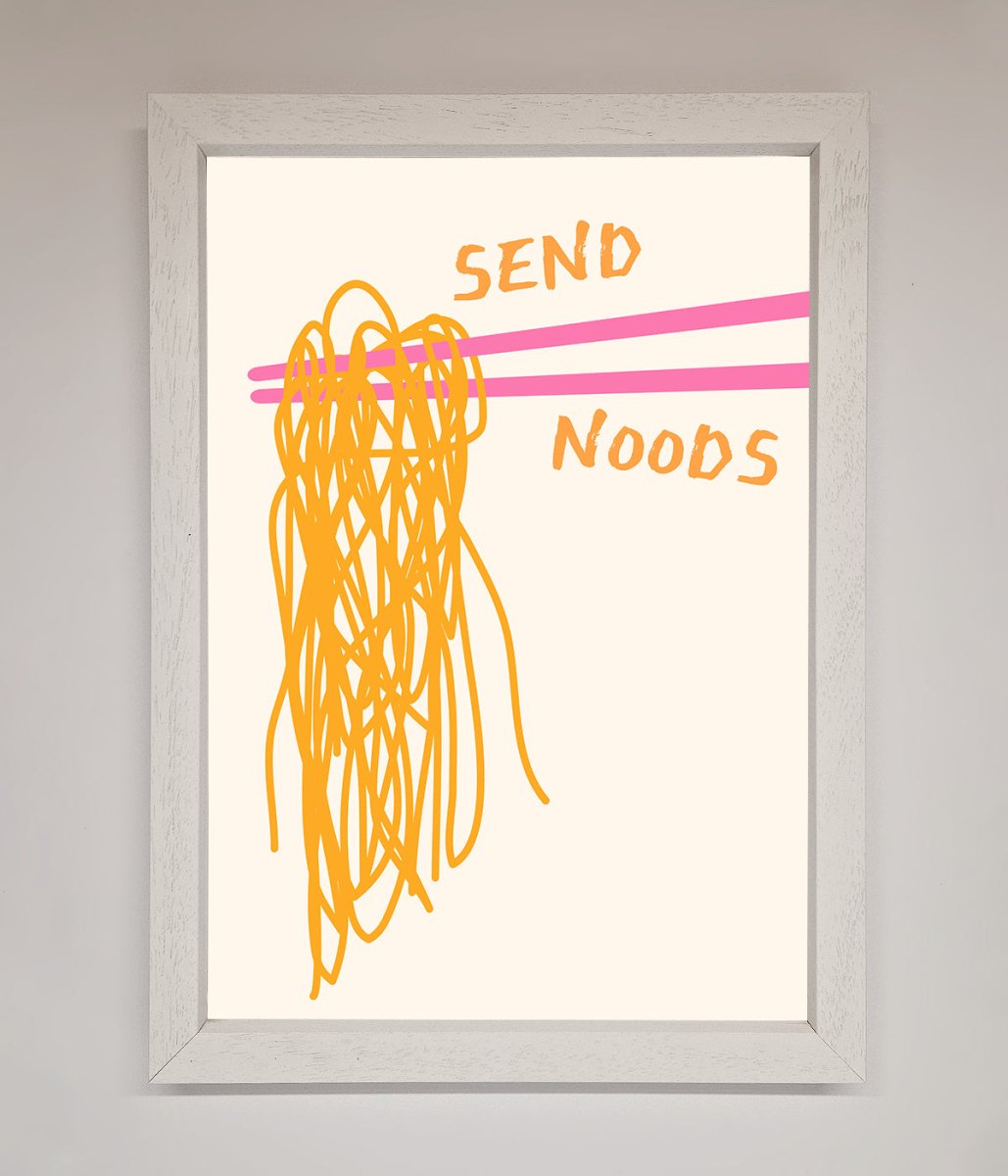 Send Noods Framed Poster-2
