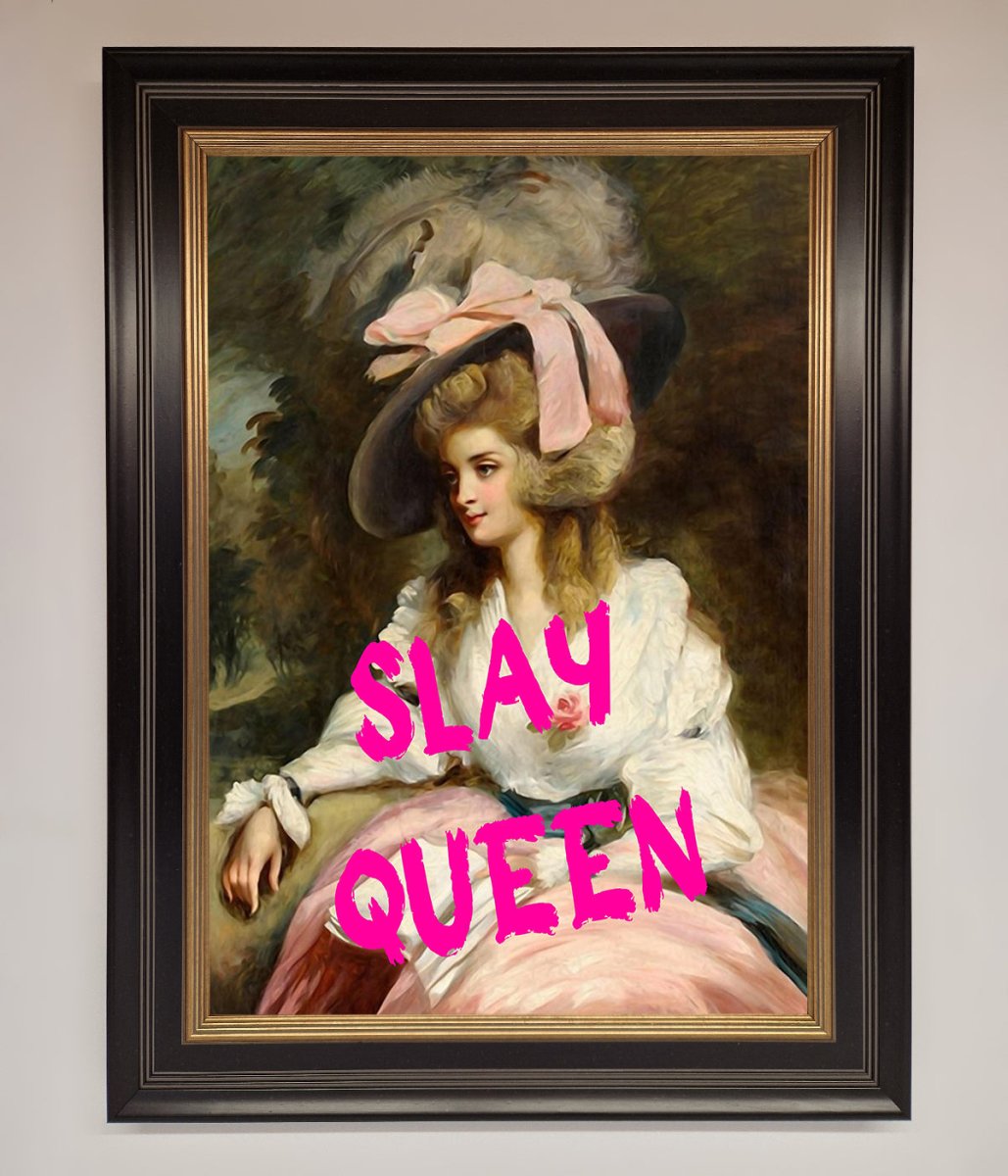 Slay Queen Framed Poster-0
