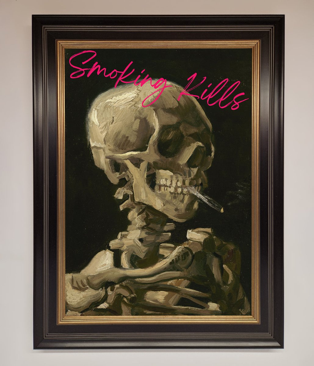 Smoking Kills Framed Wall Art-9