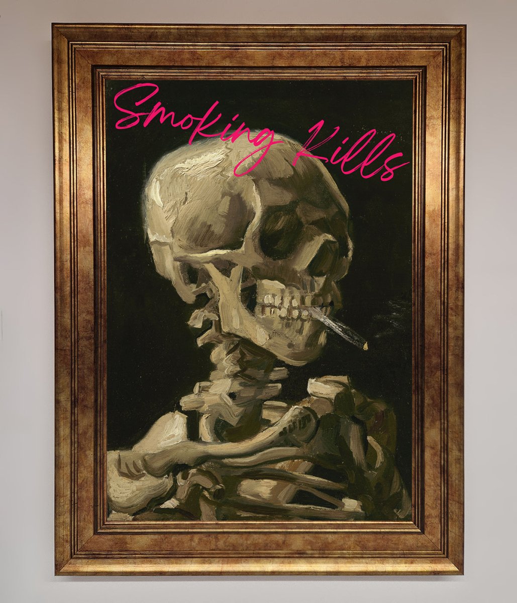 Smoking Kills Framed Wall Art-7