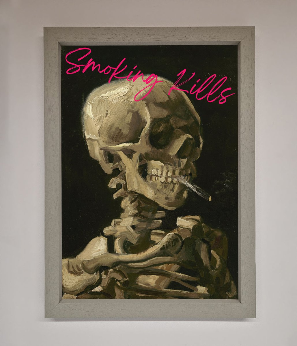 Smoking Kills Framed Wall Art-3