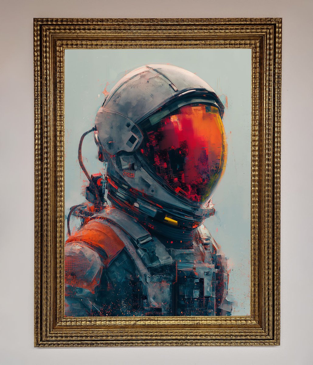 Space Man Framed Wall Art-15