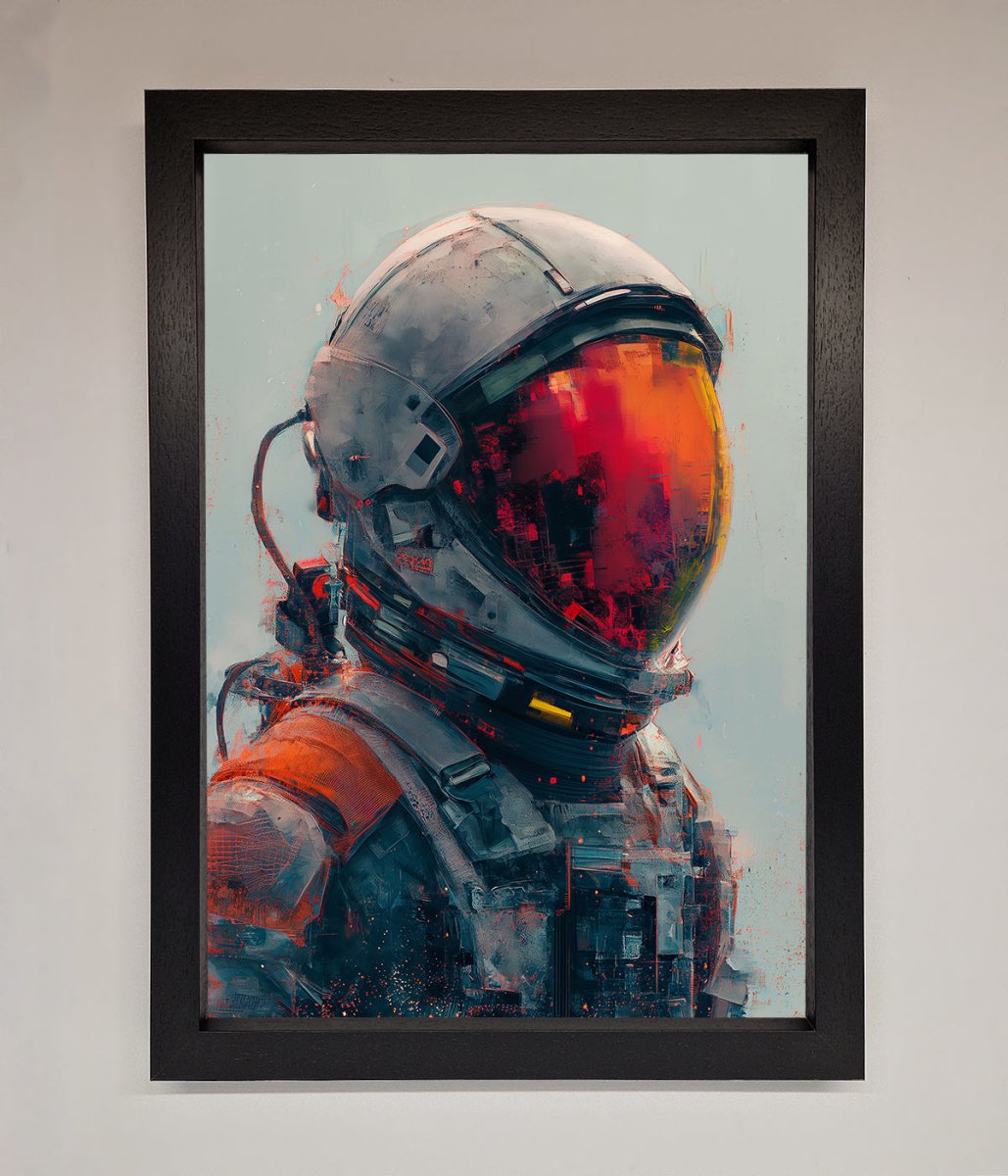 Space Man Framed Wall Art-0