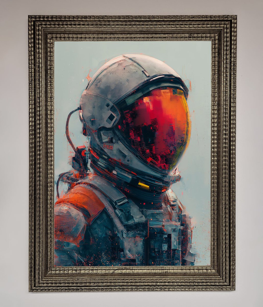 Space Man Framed Wall Art-16