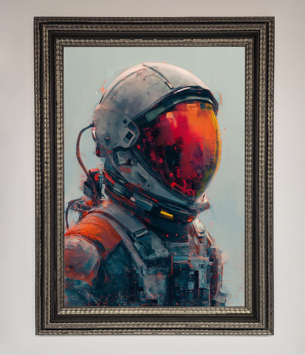 Space Man Framed Wall Art-17