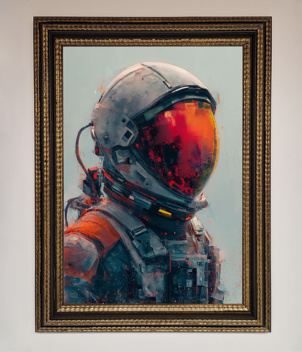 Space Man Framed Wall Art-18