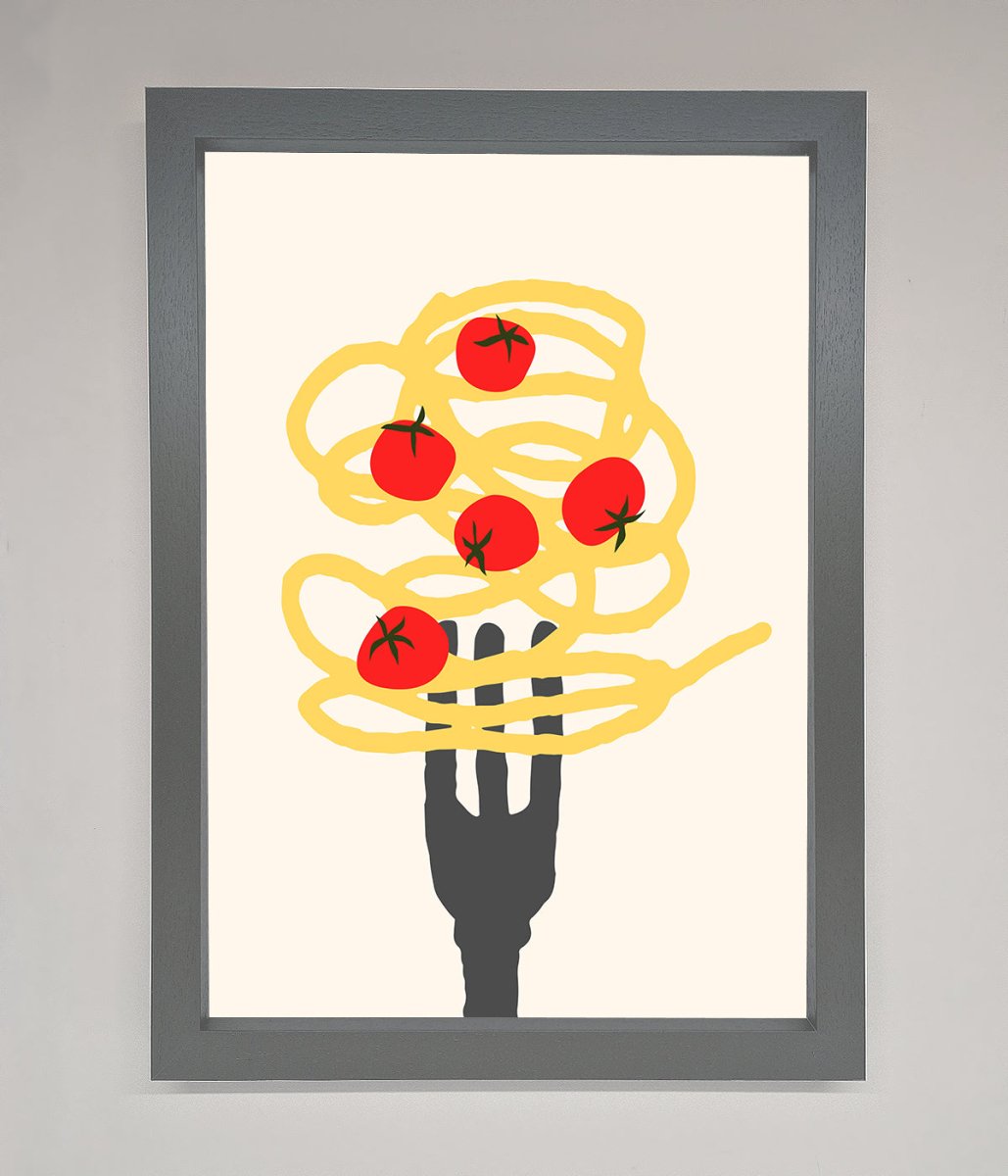 Spaghetti Folk Framed Print-4