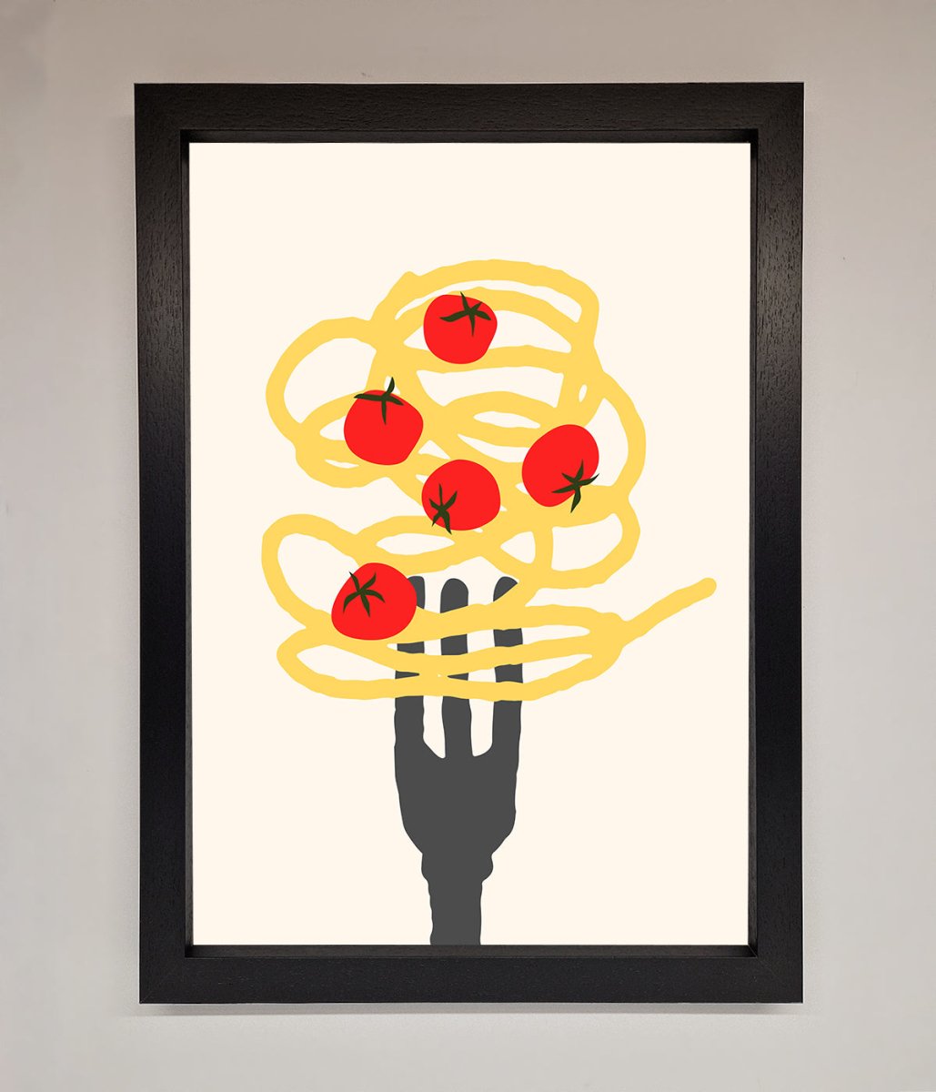 Spaghetti Folk Framed Print-1