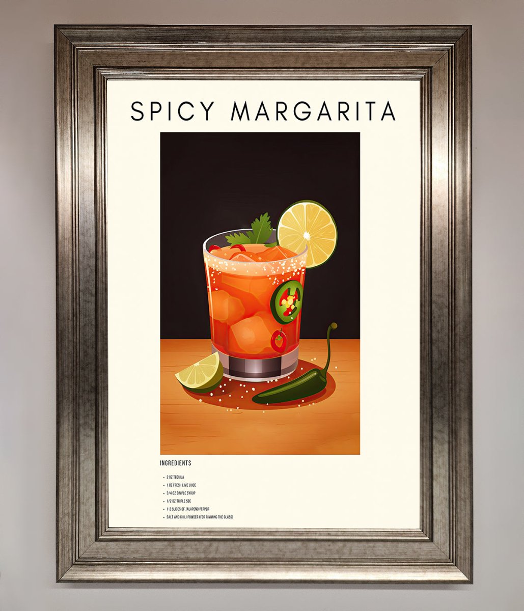 Spicy Margarita A1 Framed Poster-5