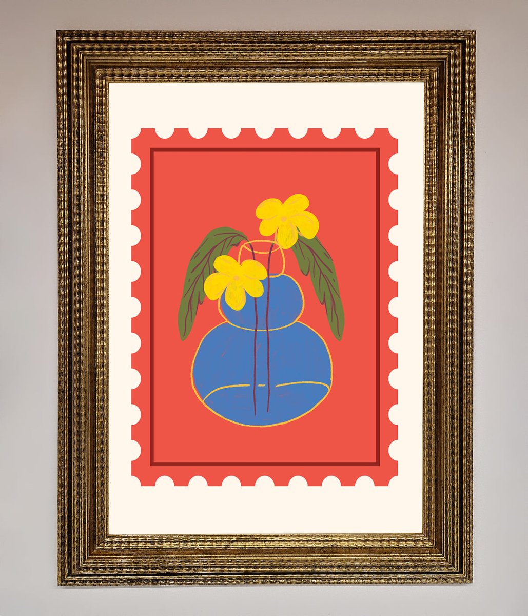 Stamp Plant Framed Wall Art-15