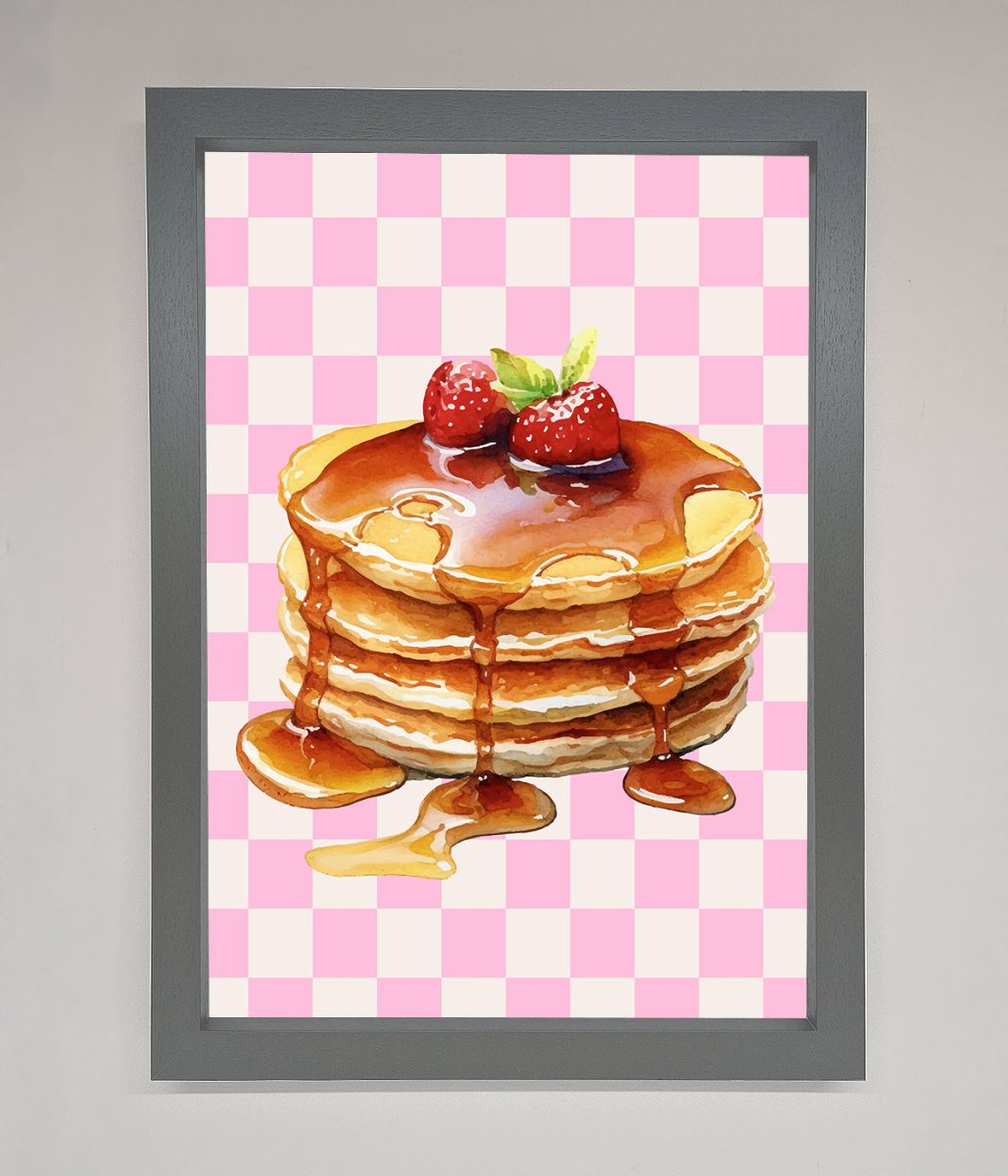 Syrup Pankcakes Framed Print-4