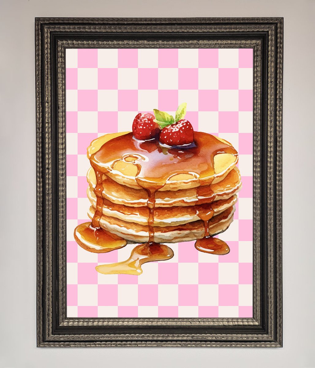 Syrup Pankcakes Framed Print-17