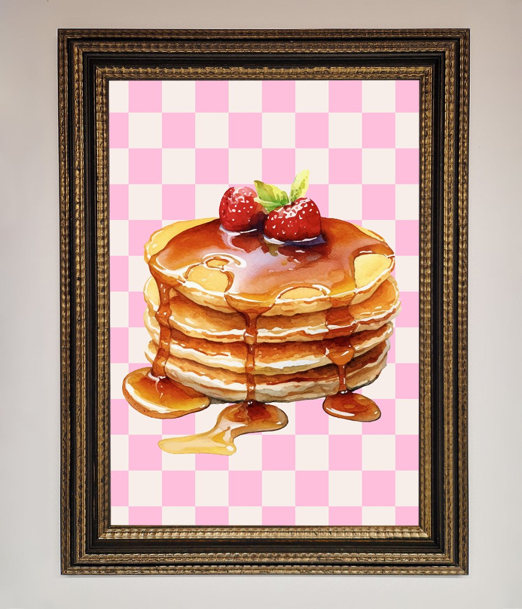 Syrup Pankcakes Framed Print-18