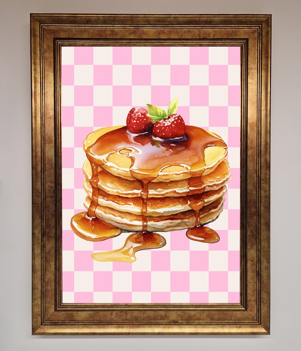 Syrup Pankcakes Framed Print-7