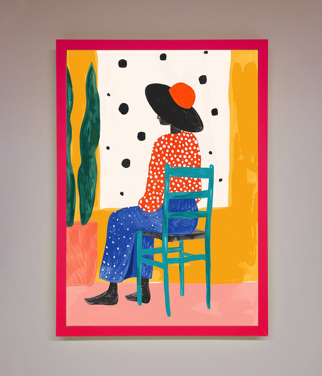 Take A Seat Framed Poster-13