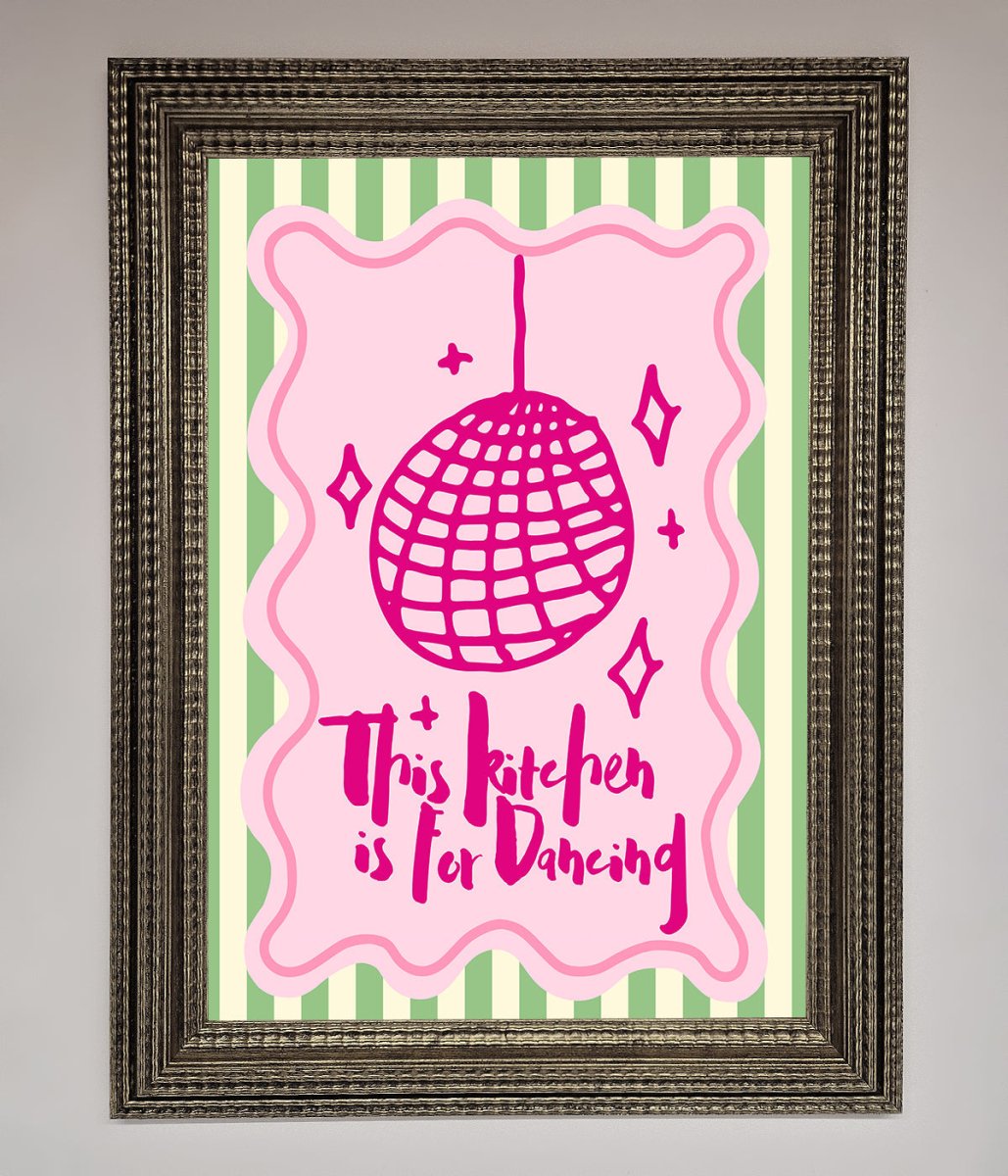 This Kitchen Is For Dancing Framed Wall Art-16