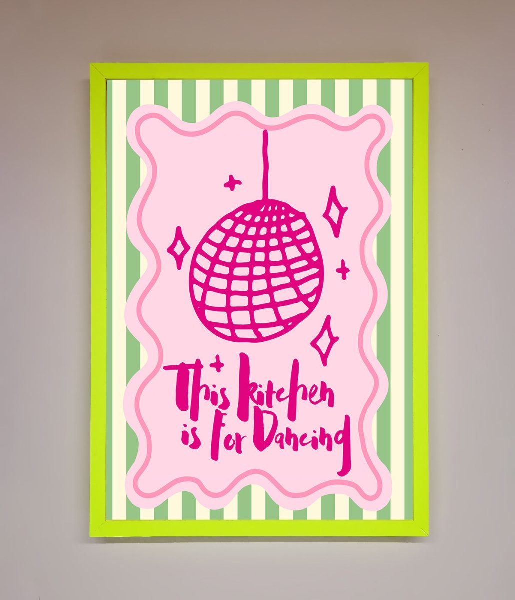 This Kitchen Is For Dancing Framed Wall Art-12