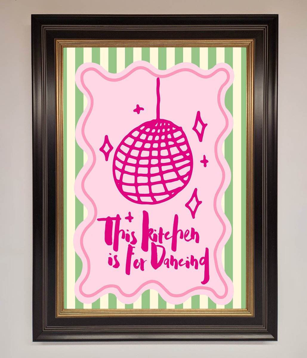 This Kitchen Is For Dancing Framed Wall Art-9