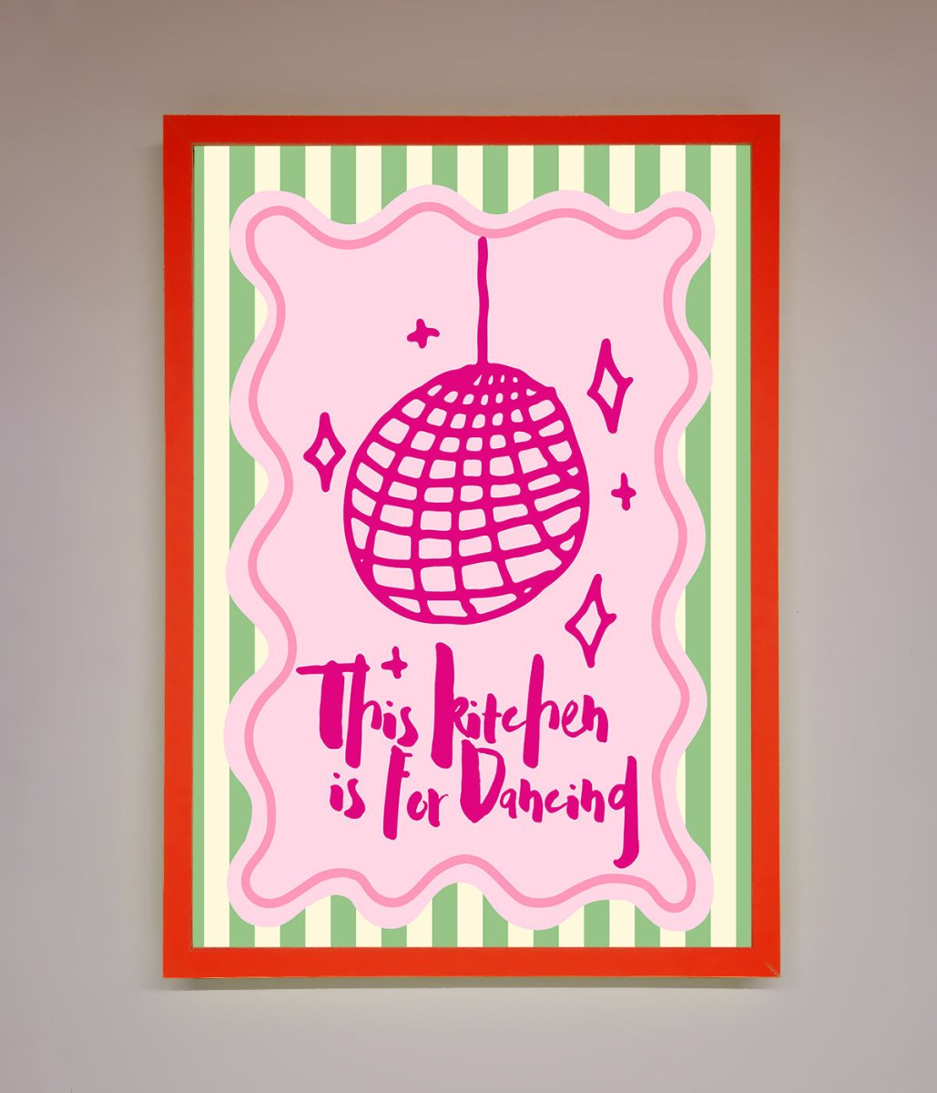 This Kitchen Is For Dancing Framed Wall Art-14